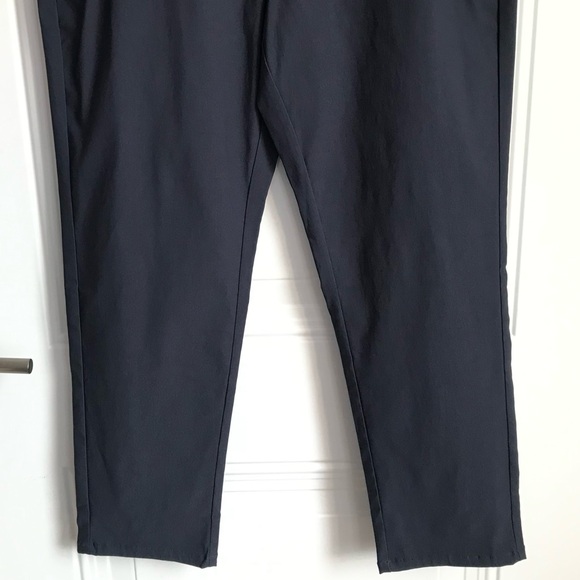 Weatherproof Vintage Men's Blue Tapered Fit Flat Front Pants size 34x29 in EUC - Picture 7 of 15